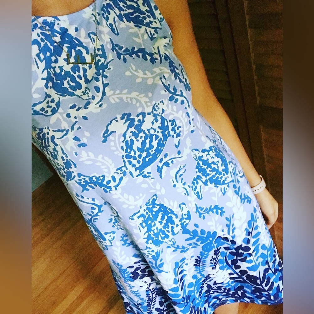 Lilly Pulitzer Kristen Dress- Turtley Awesome excellent condition